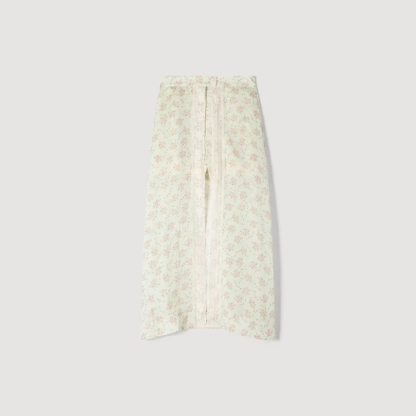 Floral print maxi skort Floral print maxi skort