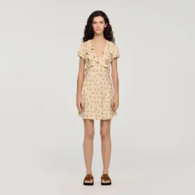 Floral print mini dress
