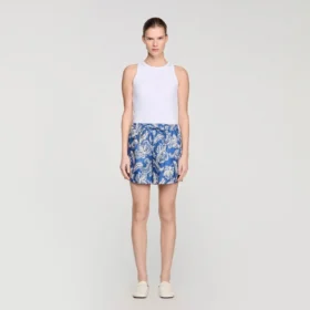 Floral print shorts