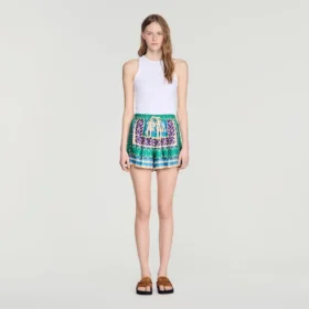 Floral print shorts