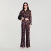 Floral print silk shirt Floral print silk shirt