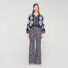 Floral print silk shirt Floral print silk shirt