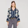 Floral print silk shirt Floral print silk shirt