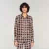 Floral print silk shirt Floral print silk shirt