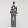 Floral print silk shirt Floral print silk shirt
