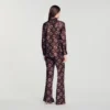 Floral print silk shirt Floral print silk shirt