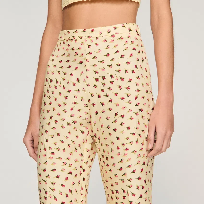 Floral trousers Floral trousers