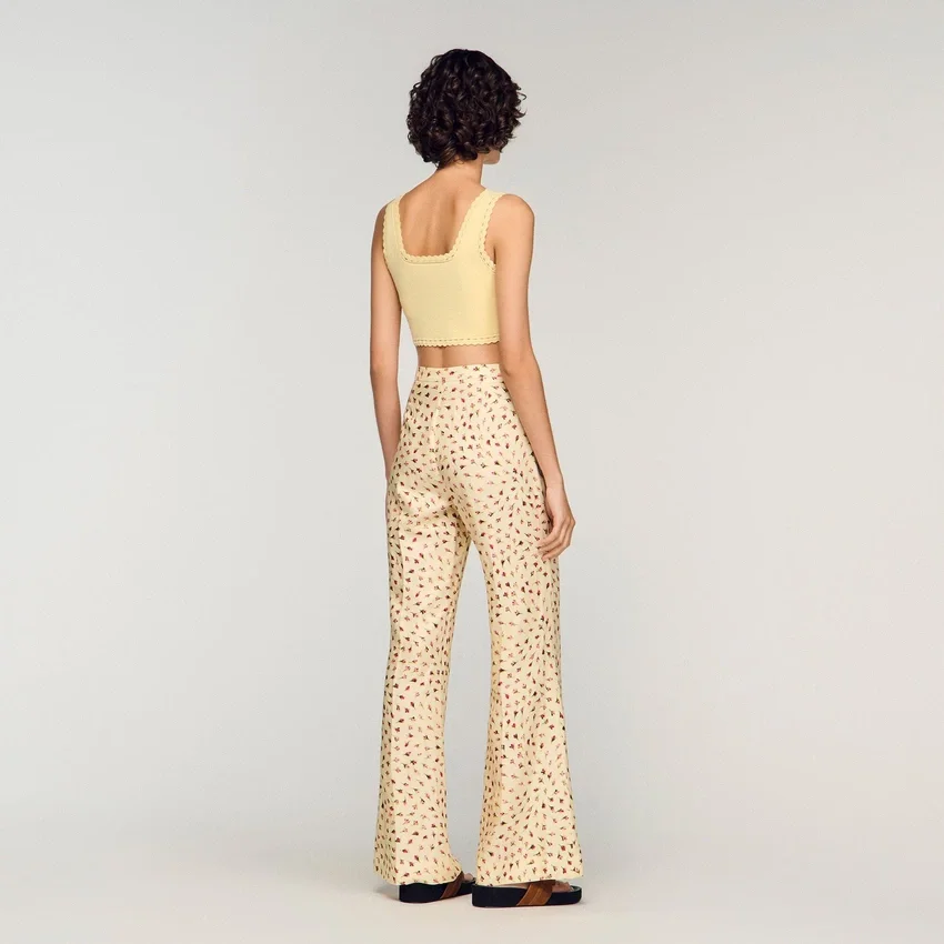 Floral trousers Floral trousers