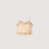 Flower print crop top Flower print crop top