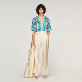 Flower print shirt