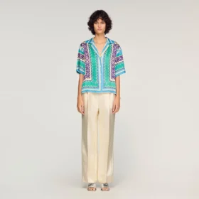 Flower print shirt