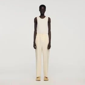 Flowing elasticated trousers