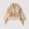 Fringed suede jacket