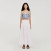 Gingham linen crop top Gingham linen crop top