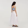 Gingham linen crop top Gingham linen crop top