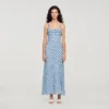 Gingham linen maxi dress Gingham linen maxi dress