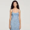Gingham linen maxi dress Gingham linen maxi dress