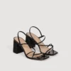 Glitter heel sandals Glitter heel sandals