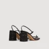 Glitter heel sandals Glitter heel sandals