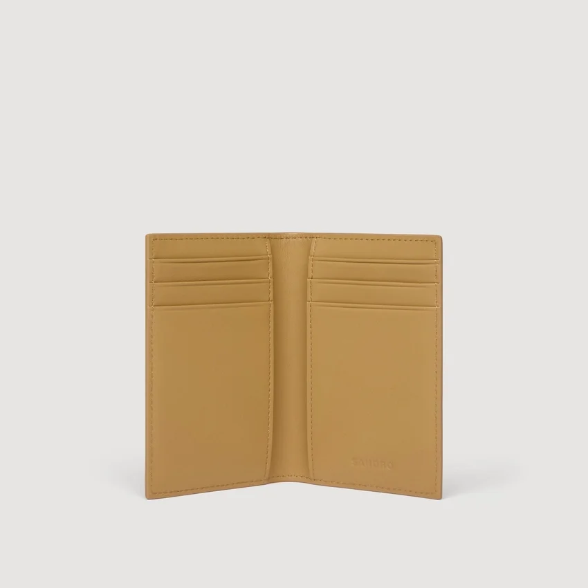 Grained leather card holder Grained leather card holder