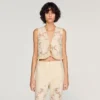 Guipure lace crop top Guipure lace crop top