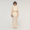 Guipure lace trousers Guipure lace trousers