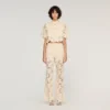 Guipure lace trousers Guipure lace trousers