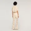 Guipure lace trousers Guipure lace trousers