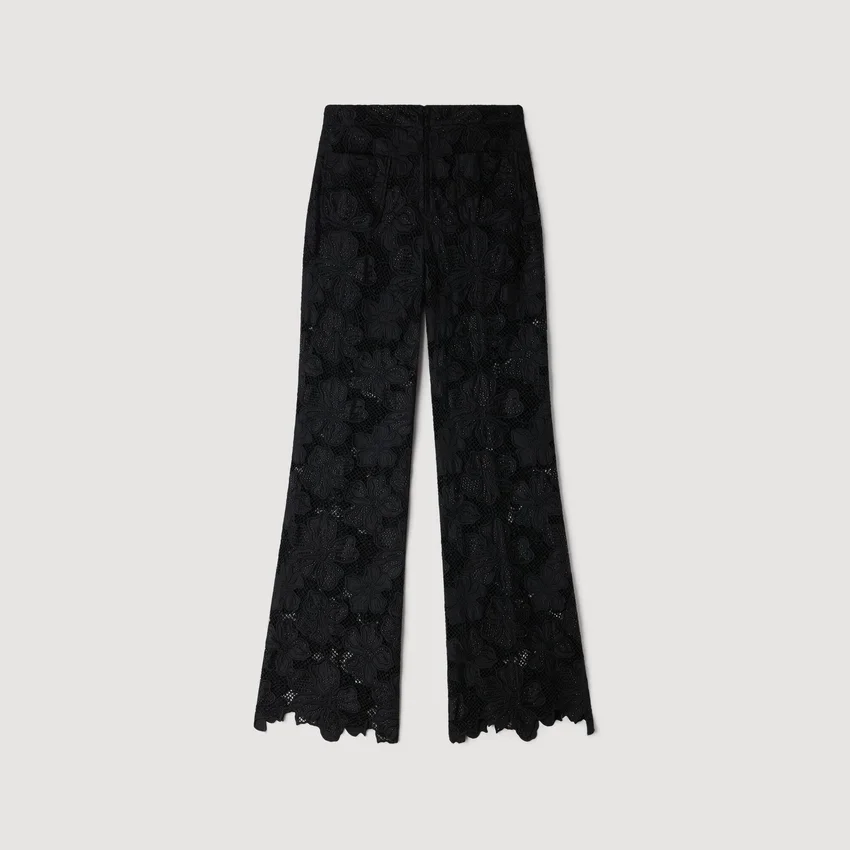 Guipure lace trousers Guipure lace trousers