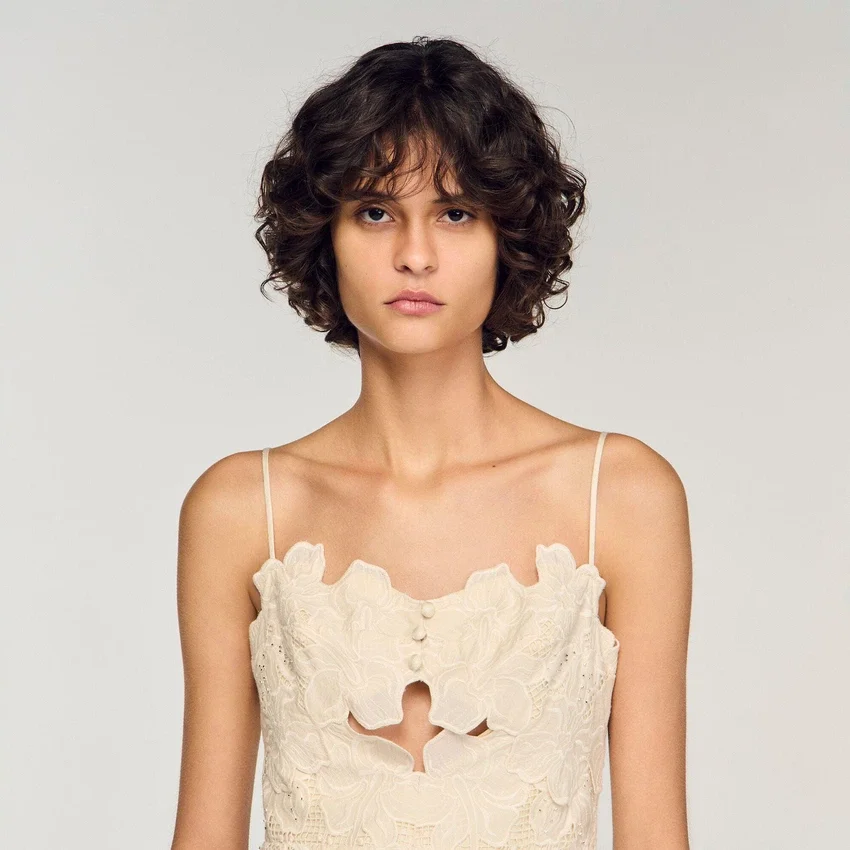 Guipure midi dress Guipure midi dress