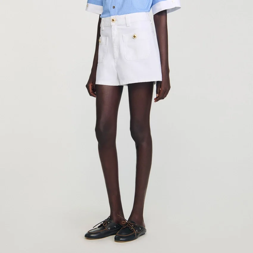 High waist denim shorts High waist denim shorts