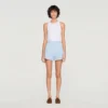 High-waisted beaded crochet shorts High-waisted beaded crochet shorts
