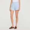 High-waisted beaded crochet shorts High-waisted beaded crochet shorts