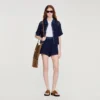 High-waisted crochet shorts High-waisted crochet shorts
