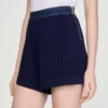 High-waisted crochet shorts High-waisted crochet shorts