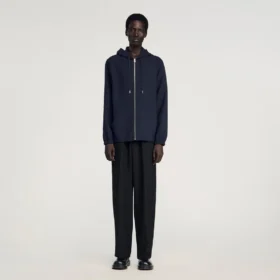 Hooded shirt jacket