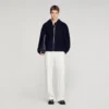 Hooded zip-up wool jacket Hooded zip-up wool jacket