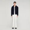 Hooded zip-up wool jacket Hooded zip-up wool jacket