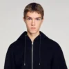 Hooded zip-up wool jacket Hooded zip-up wool jacket