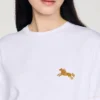 Horse embroidery cotton T-shirt Horse embroidery cotton T-shirt