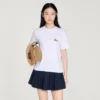 Horse embroidery cotton T-shirt Horse embroidery cotton T-shirt