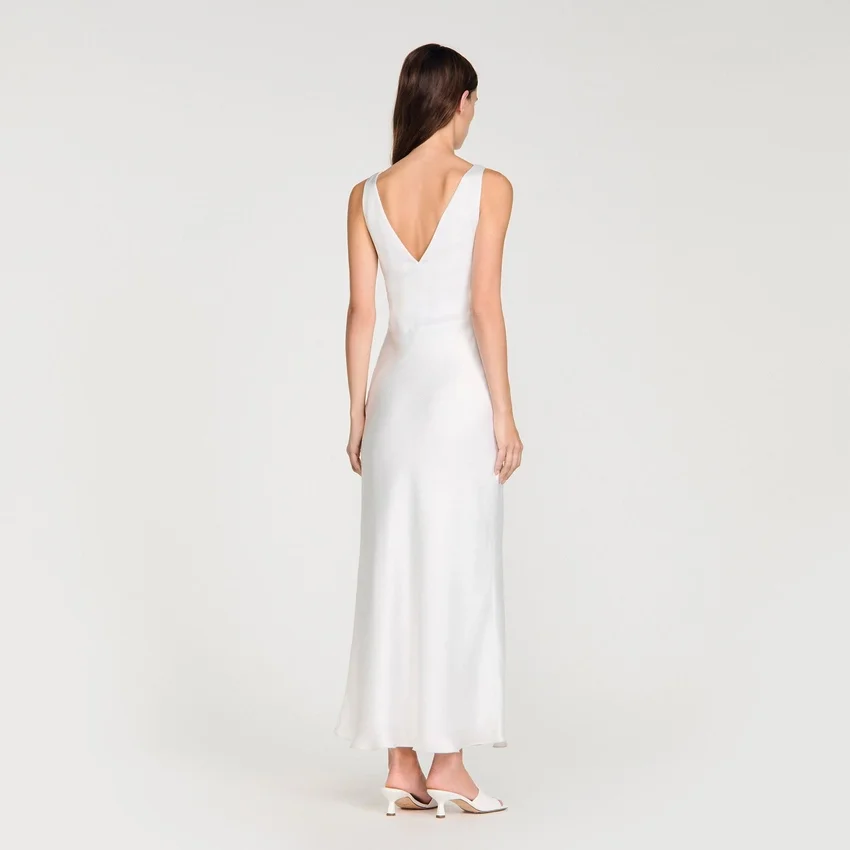 Jewel satin-effect maxi dress Jewel satin-effect maxi dress