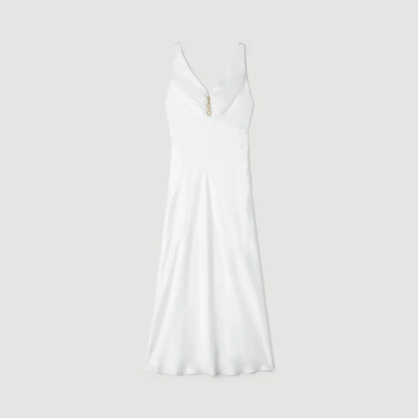 Jewel satin-effect maxi dress Jewel satin-effect maxi dress