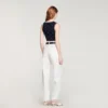 Jewelled embroidered knit crop top Jewelled embroidered knit crop top