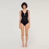 Jewelry detail knit bodysuit Jewelry detail knit bodysuit