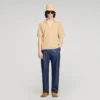 Jute-effect polo shirt Jute-effect polo shirt