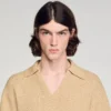 Jute-effect polo shirt Jute-effect polo shirt