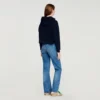Knit and denim sweatshirt Knit and denim sweatshirt