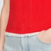 Knit and lace top Knit and lace top