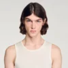 Knit crew neck vest top Knit crew neck vest top